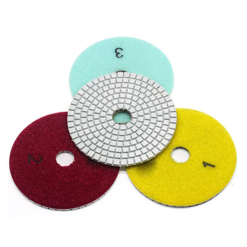 Best pads for polishing white marble with non staining resin